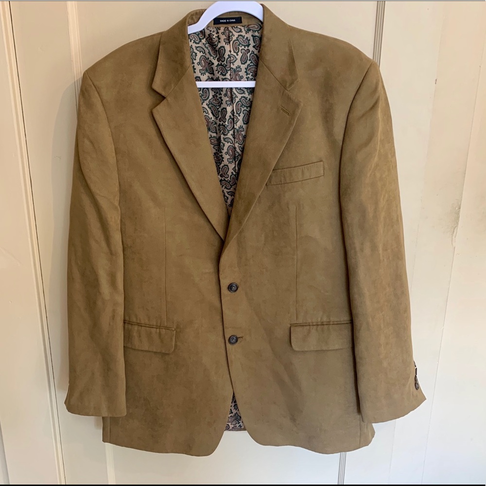 Ralph Lauren faux suede paisley lined jack…